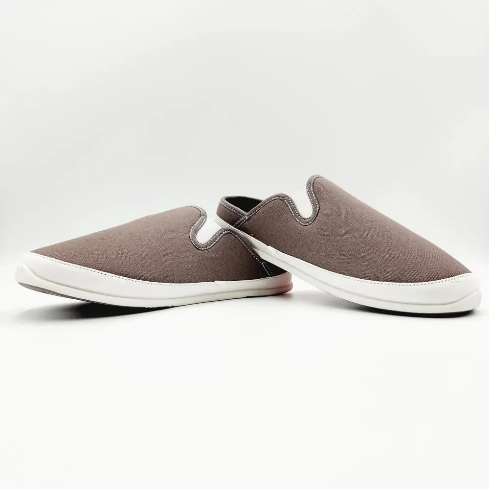 Deer Stags Men's Charcoal Grey Canvas Spike Indoor/Outdoor Slippers Size 11